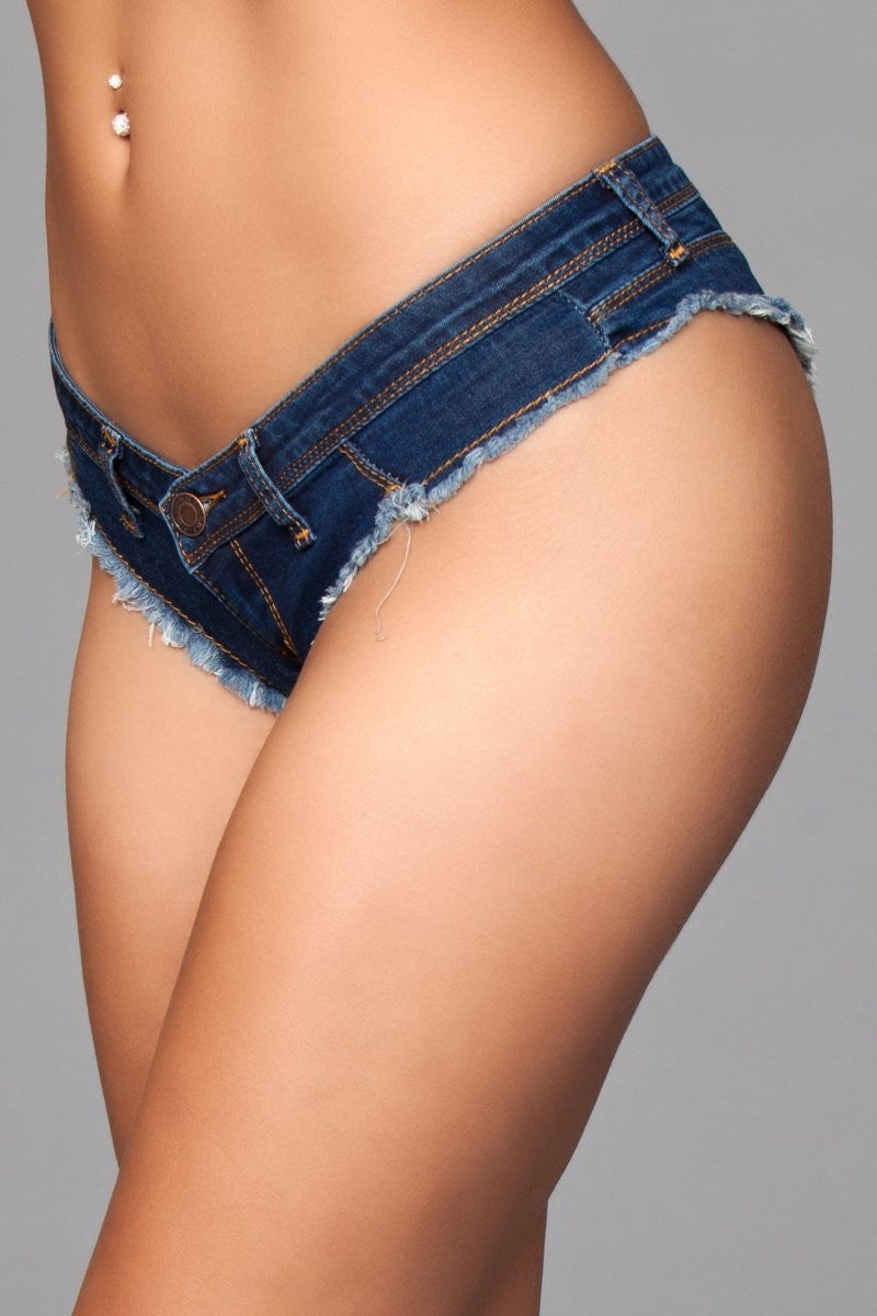 J8 Buns Out Cheeky Shorts, side view
