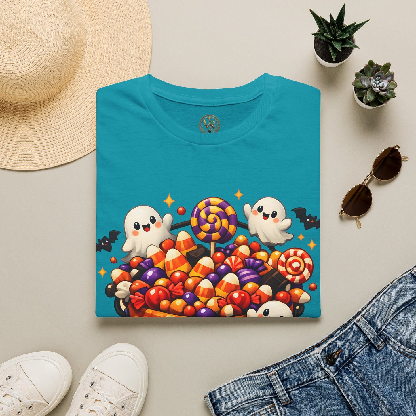Classic Casual Tee - Tropical Blue - product view 1 - Tropical Blue