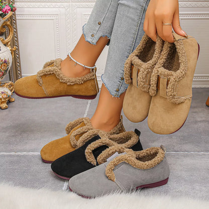 Faux Fur Lined Slip-Ons - All Colors - View 1