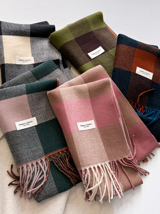 Plaid Fringe Scarf - Product reference - View 1