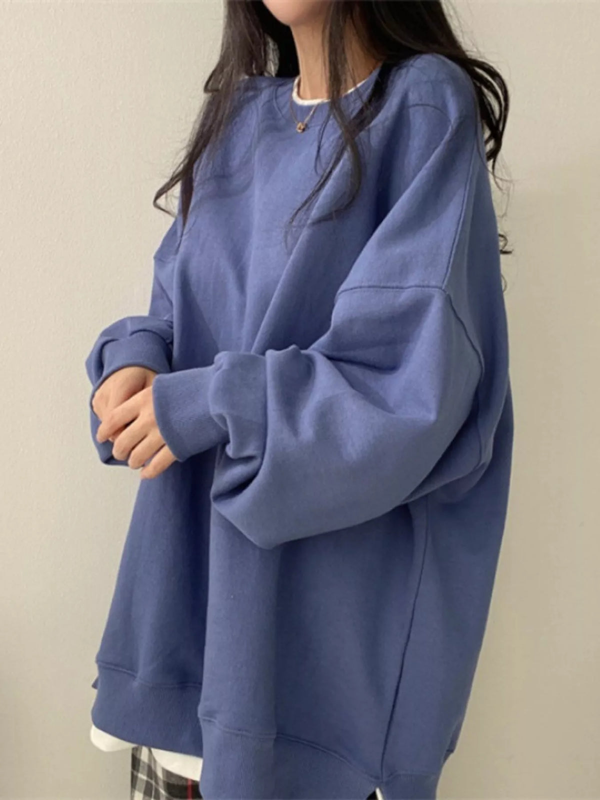 Oversized Crew Neck Sweatshirt