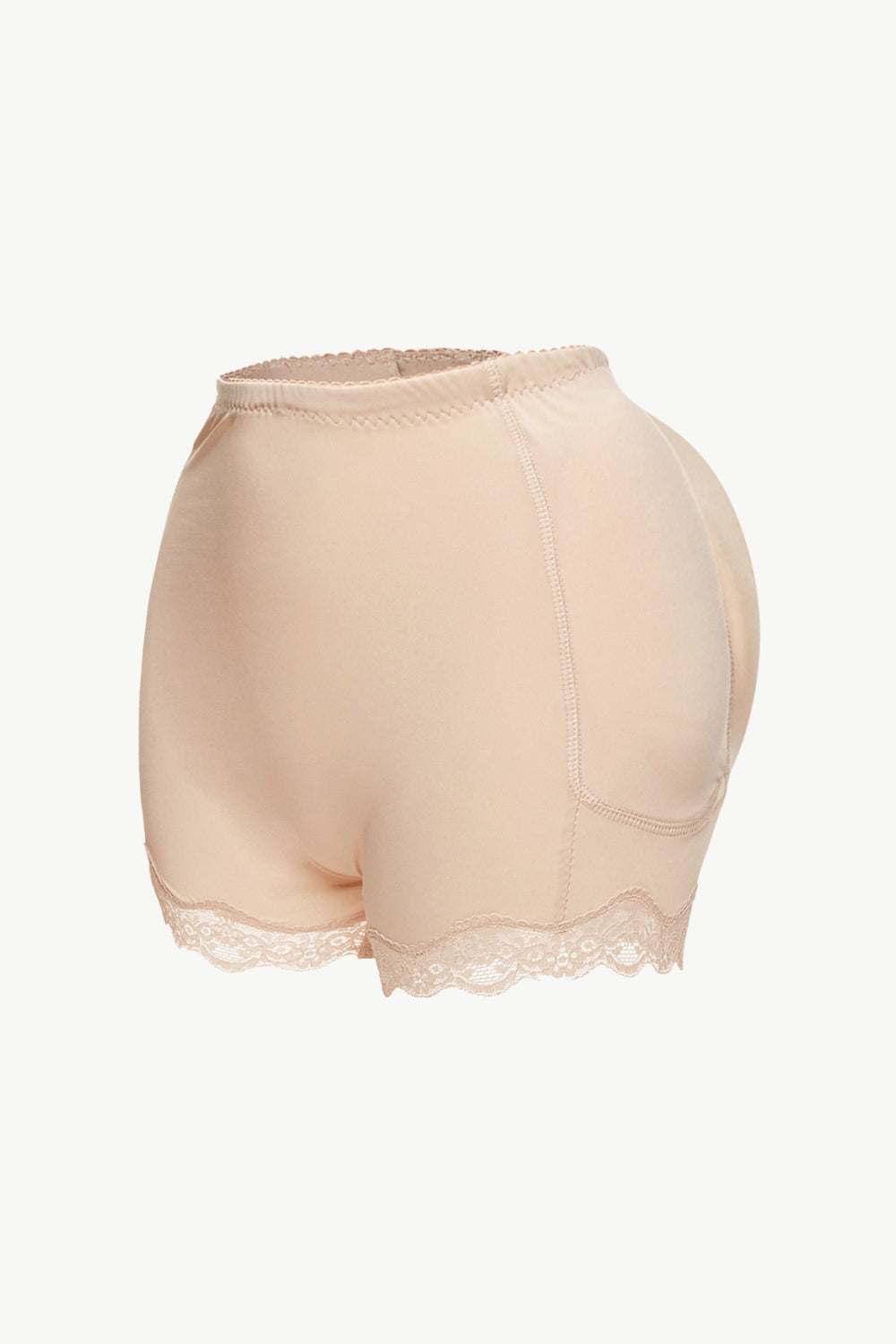 Full Size Lace Trim Shaping Shorts - Apricot - View 11