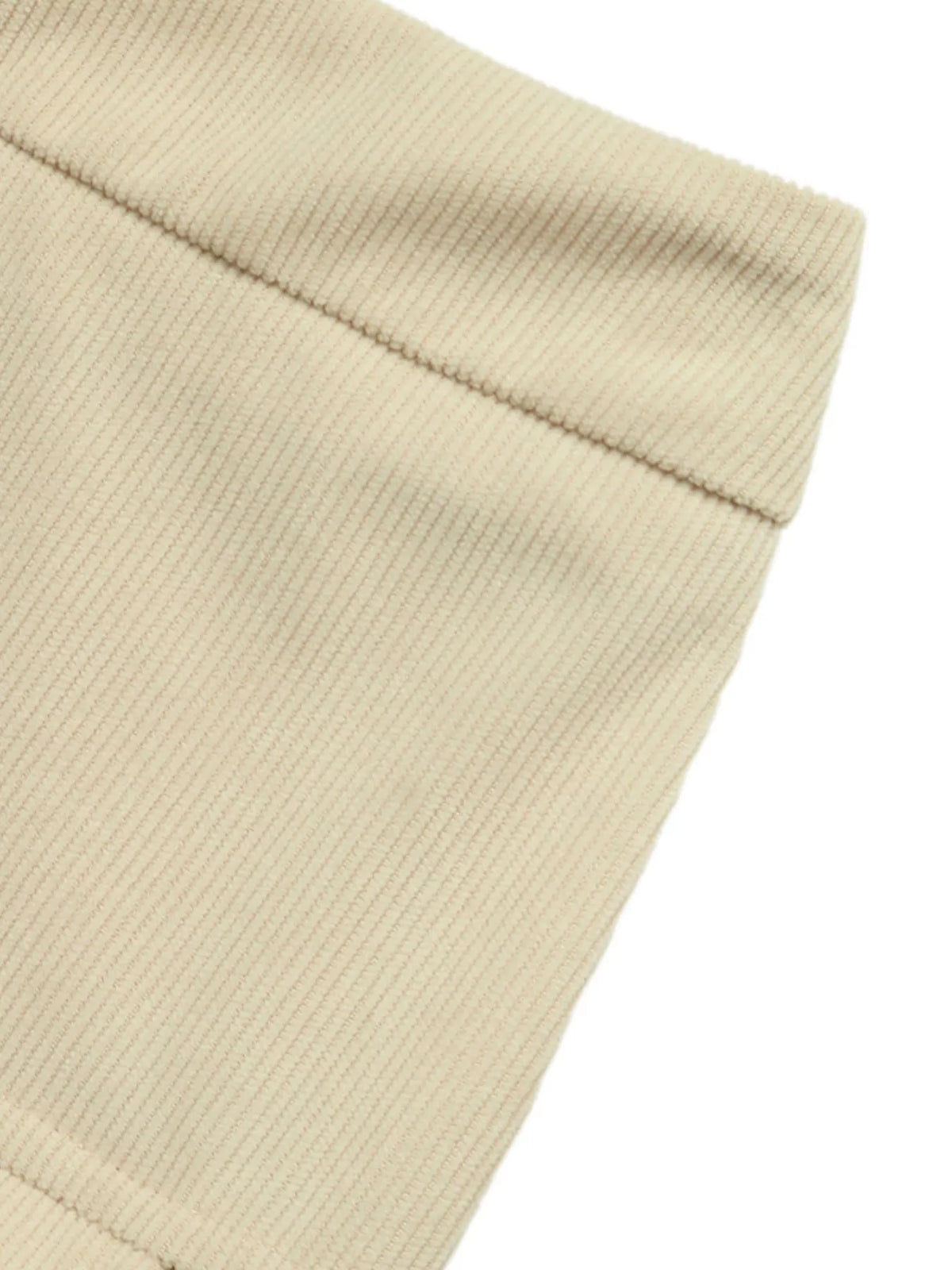 High Waist Pleated Midi Skirt - Khaki - View 12
