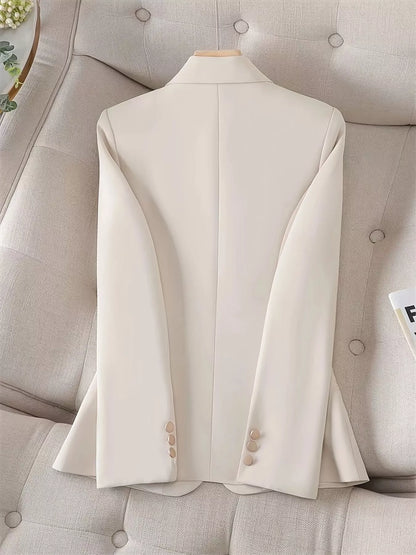 Slim-Fit Single-Button Blazer - White - View 2