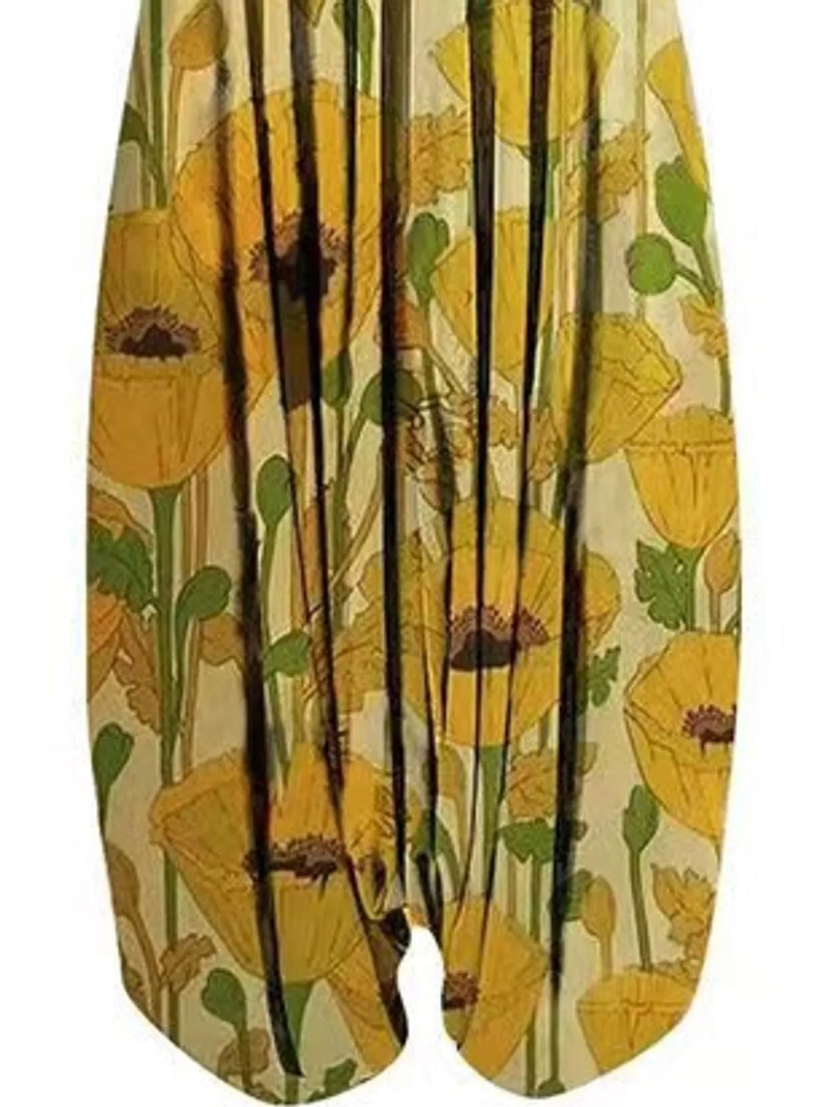 Full Size Printed V-Neck Sleeveless Jumpsuit Plus Size - 6- - View 48