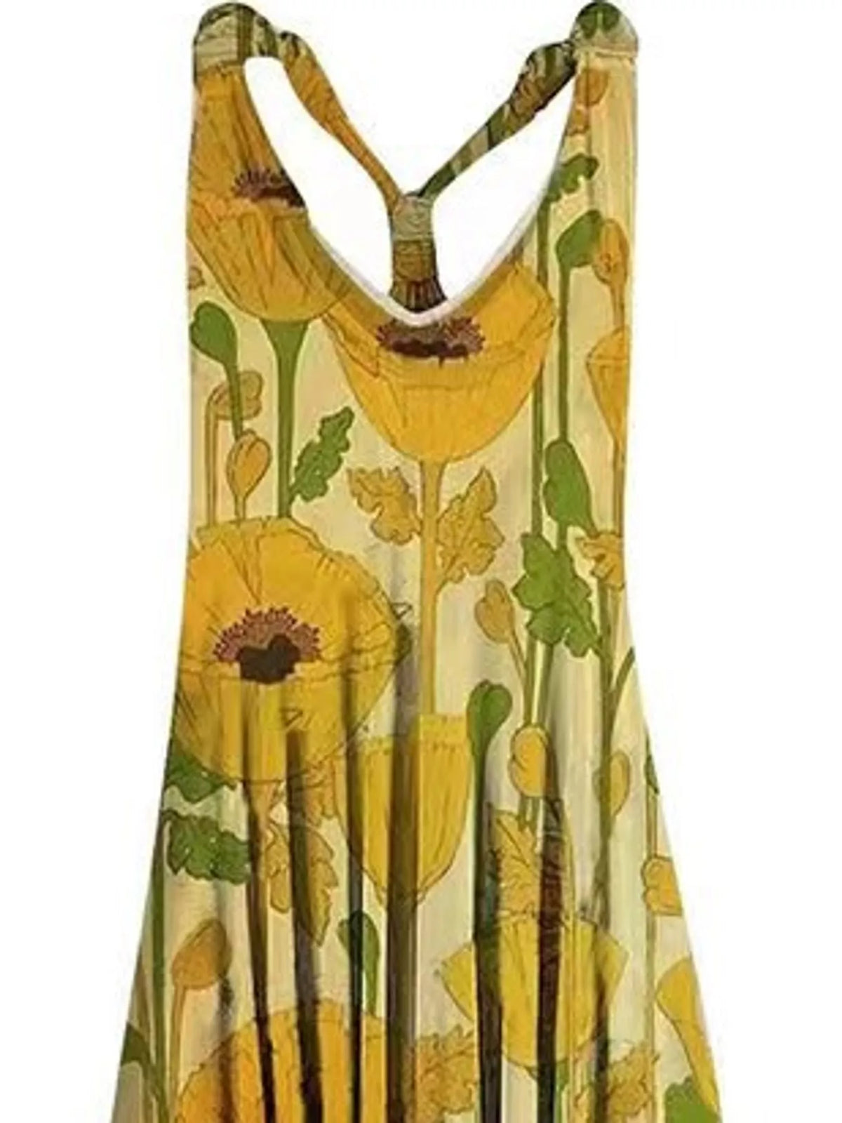 Full Size Printed V-Neck Sleeveless Jumpsuit Plus Size - 6- - View 47