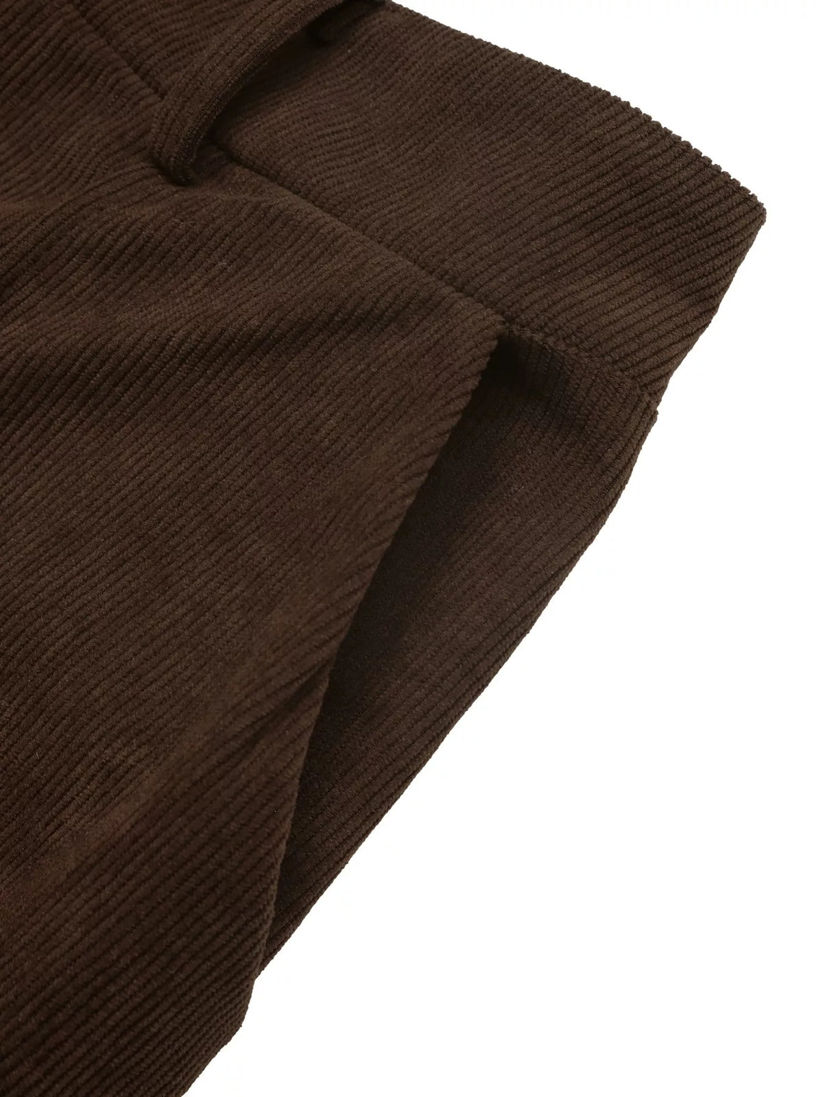 High-Waisted Wide-Leg Pants - Coffee Brown - View 7