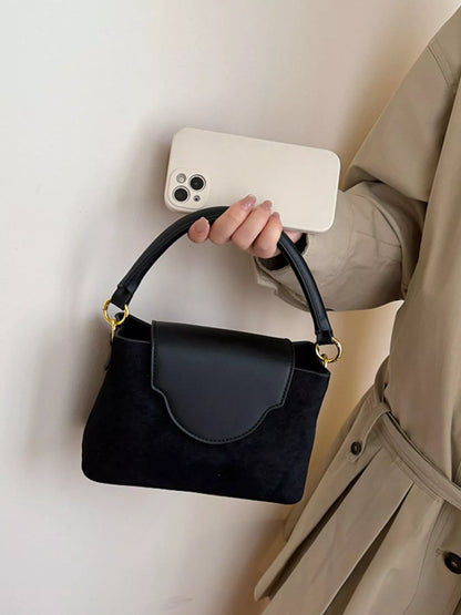 Top Handle Crossbody Bag - Black - View 5