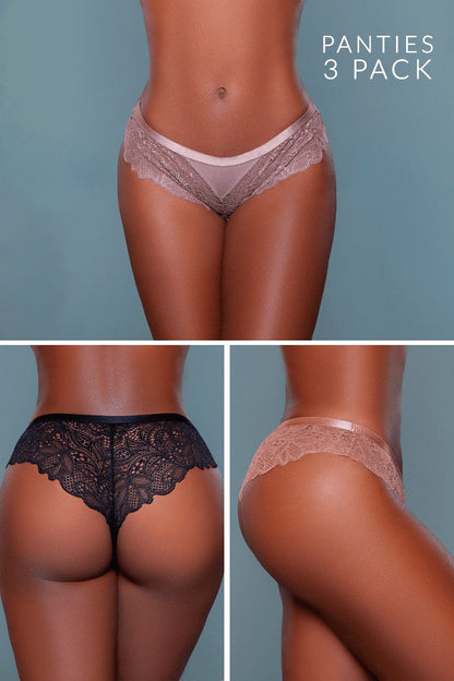 Wren Cheeky 3 Pack, front view