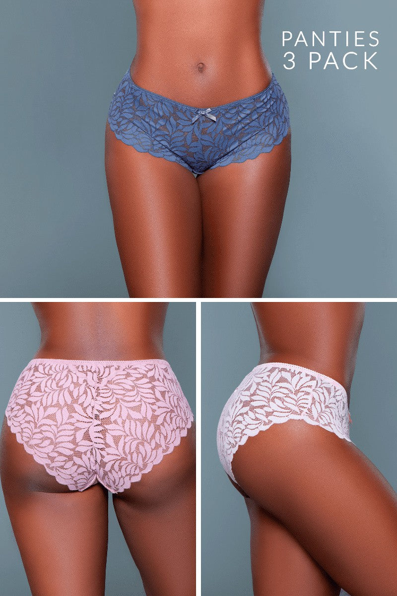 Livvy Hipster 3 Pack, front view