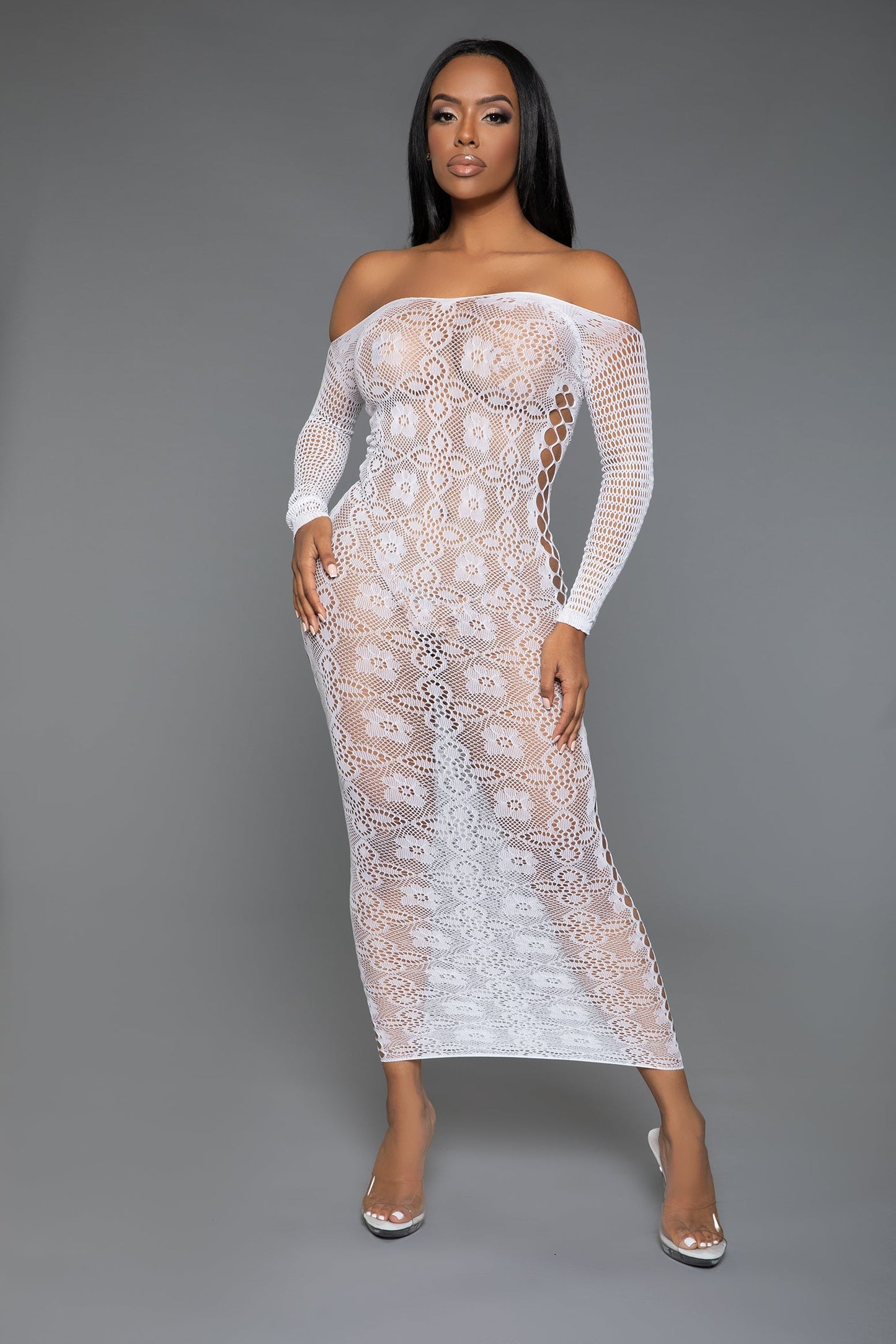 Late Last Night Night Dress - White - View 1