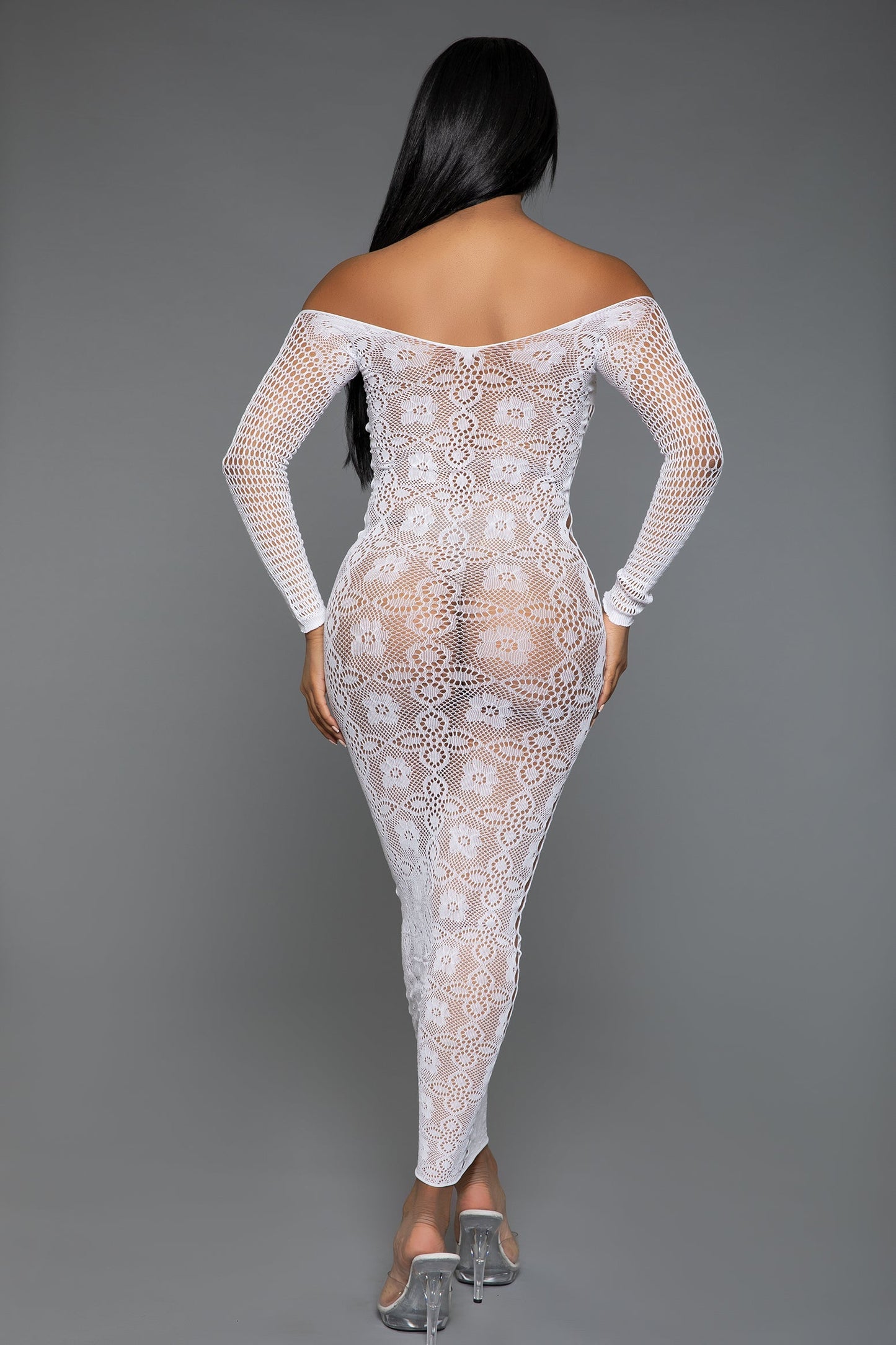 Late Last Night Night Dress - White - View 3
