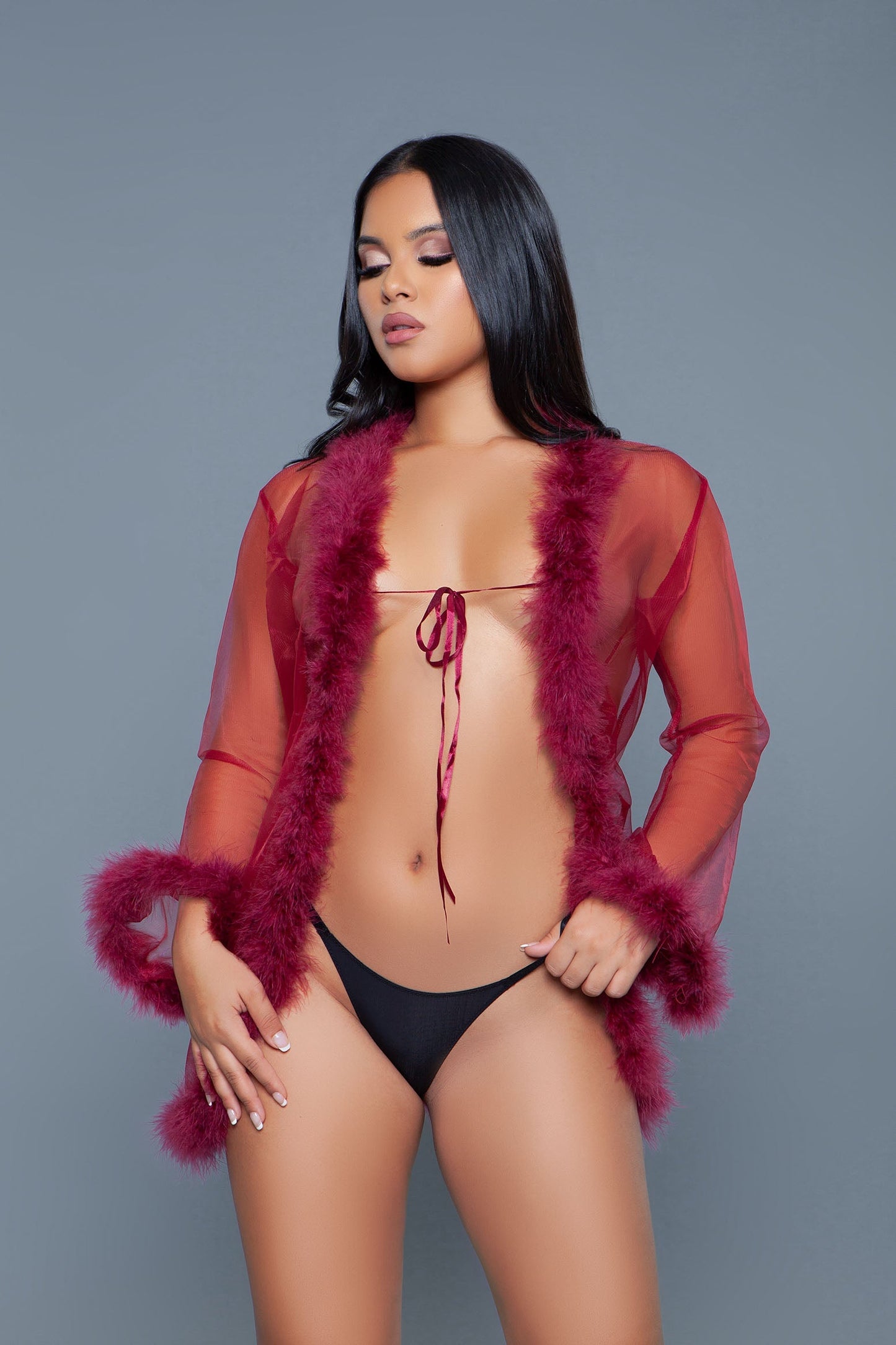 Bou Robe - Maroon - View 2