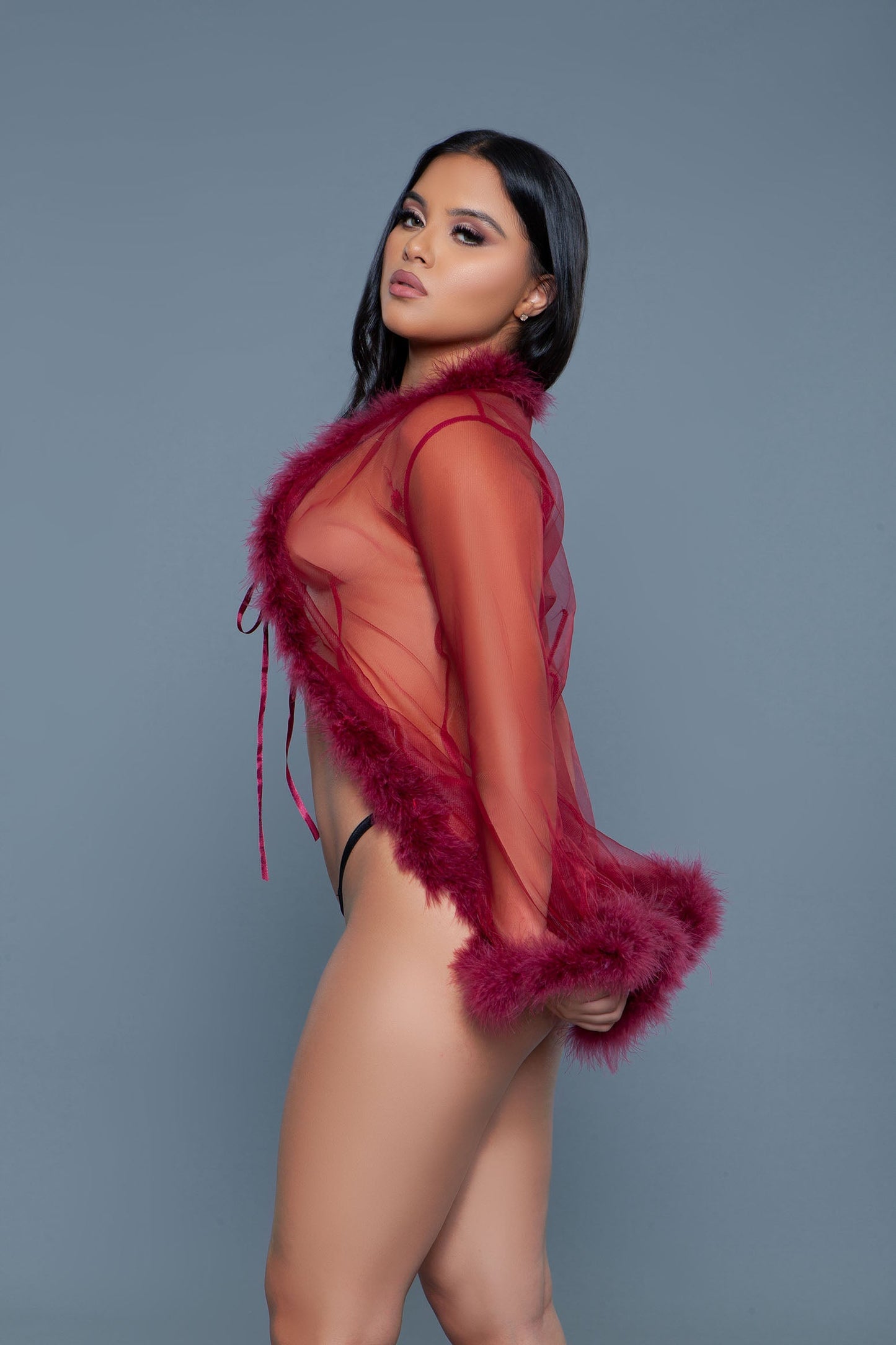 Bou Robe - Maroon - View 3