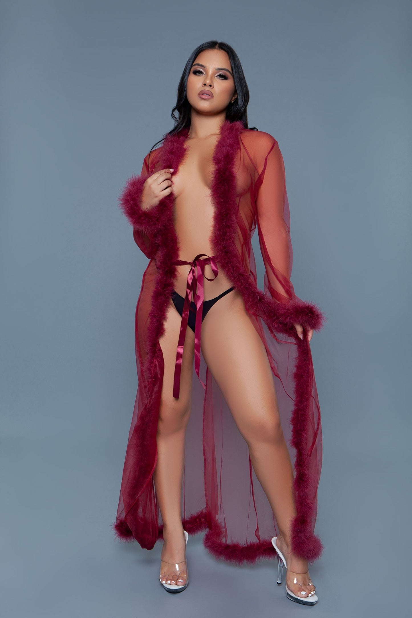 Marabou Robe, front view