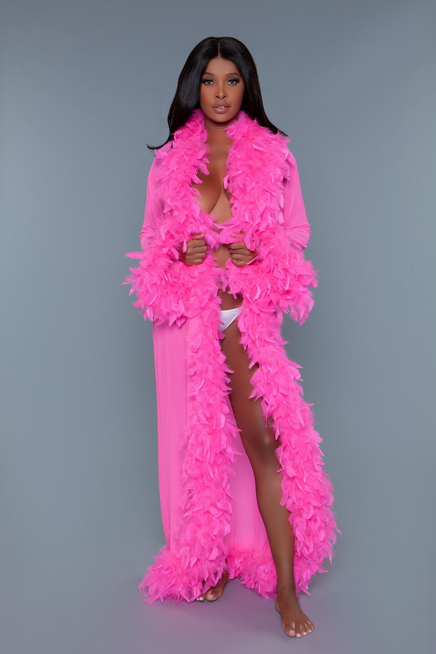 Glamour Robe - Hot Pink - View 1