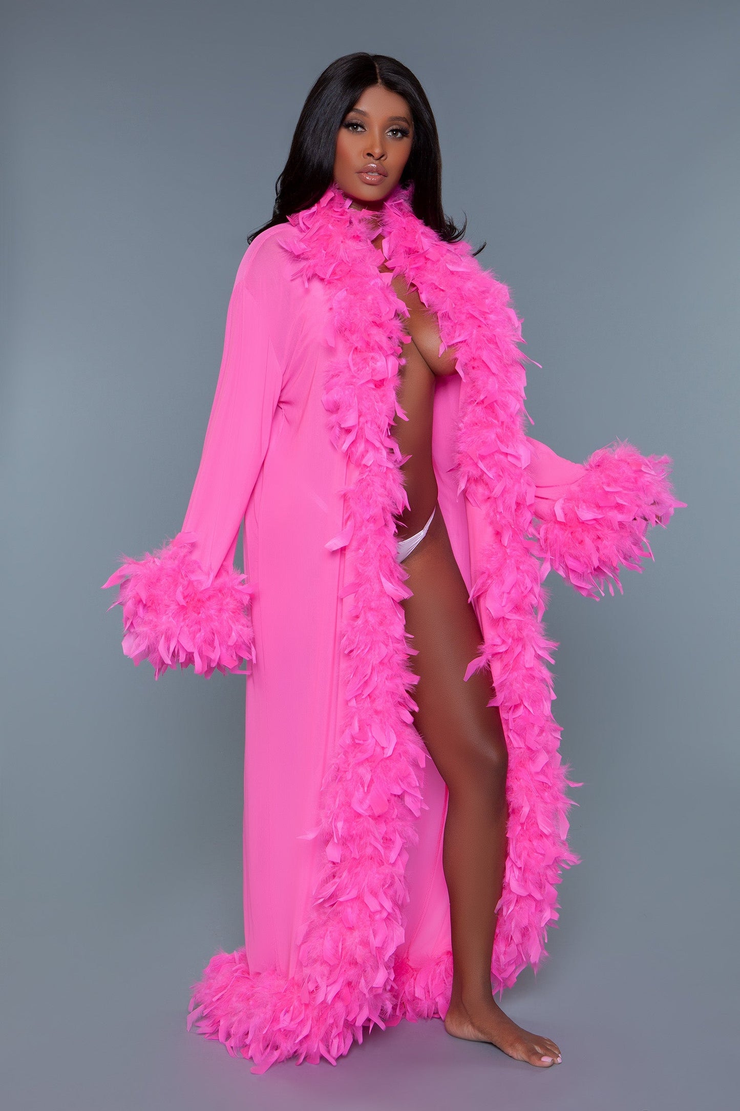 Glamour Robe - Hot Pink - View 2