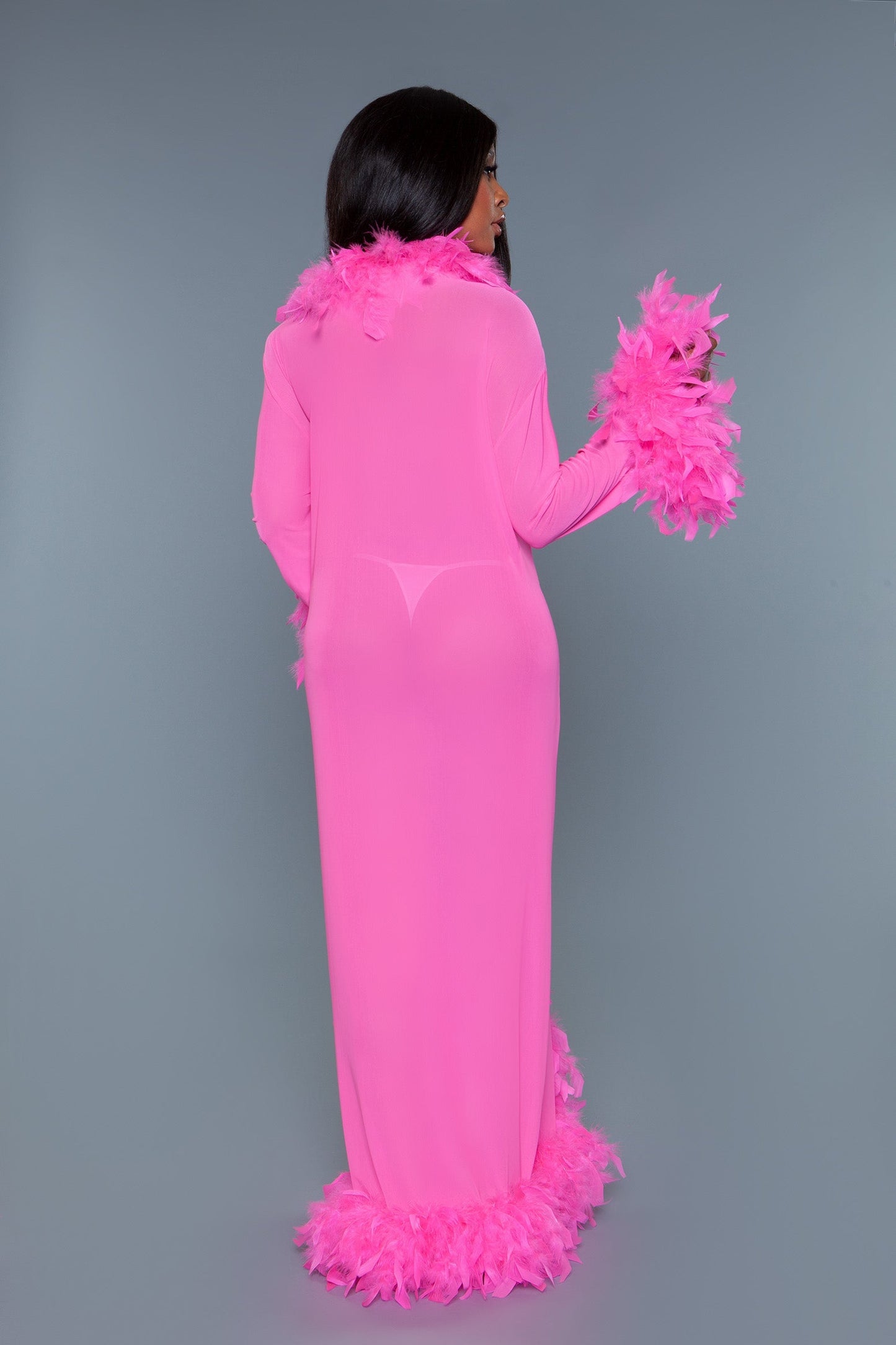 Glamour Robe - Hot Pink - View 3