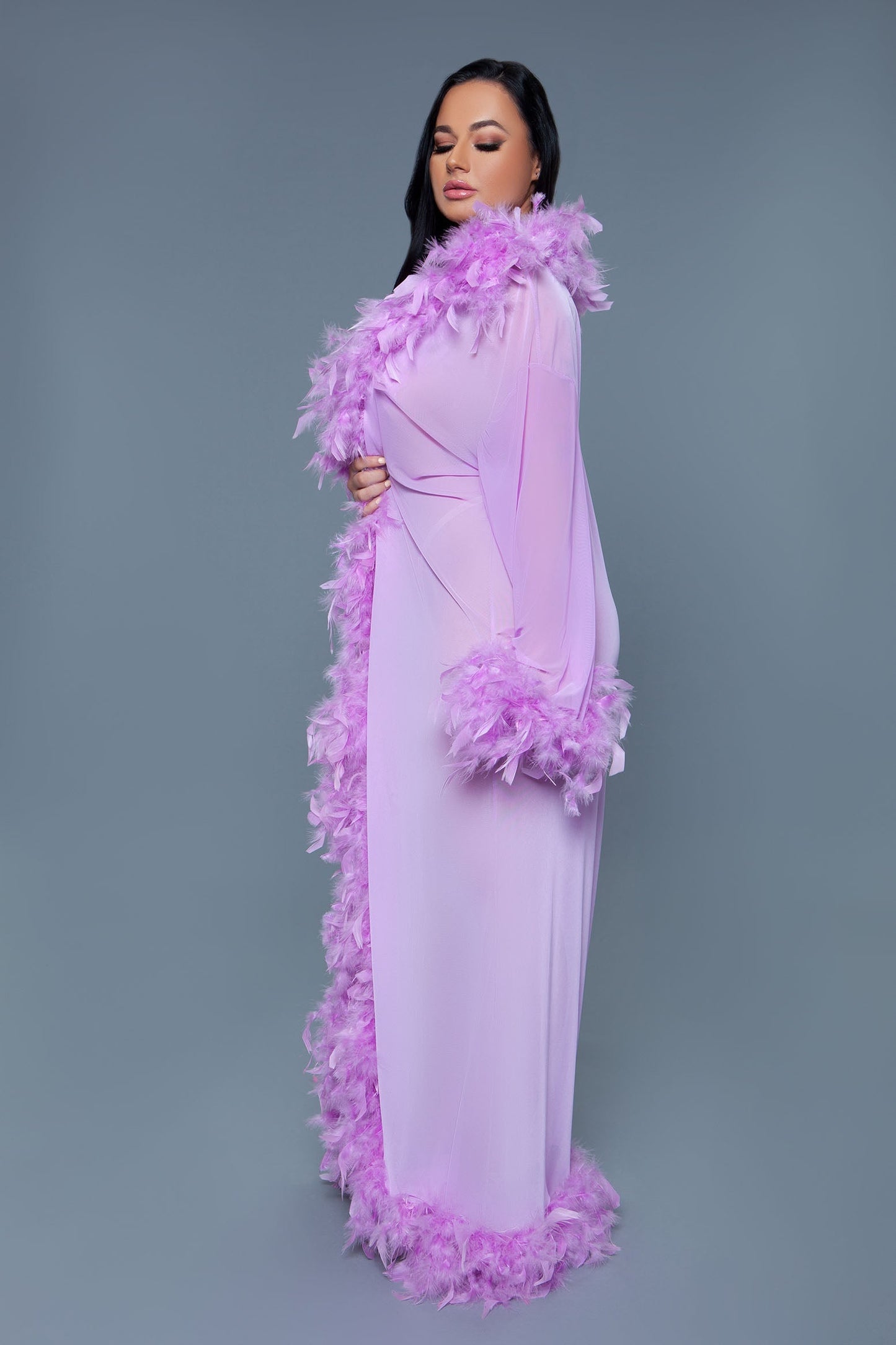 Glamour Robe - Lavender - View 2
