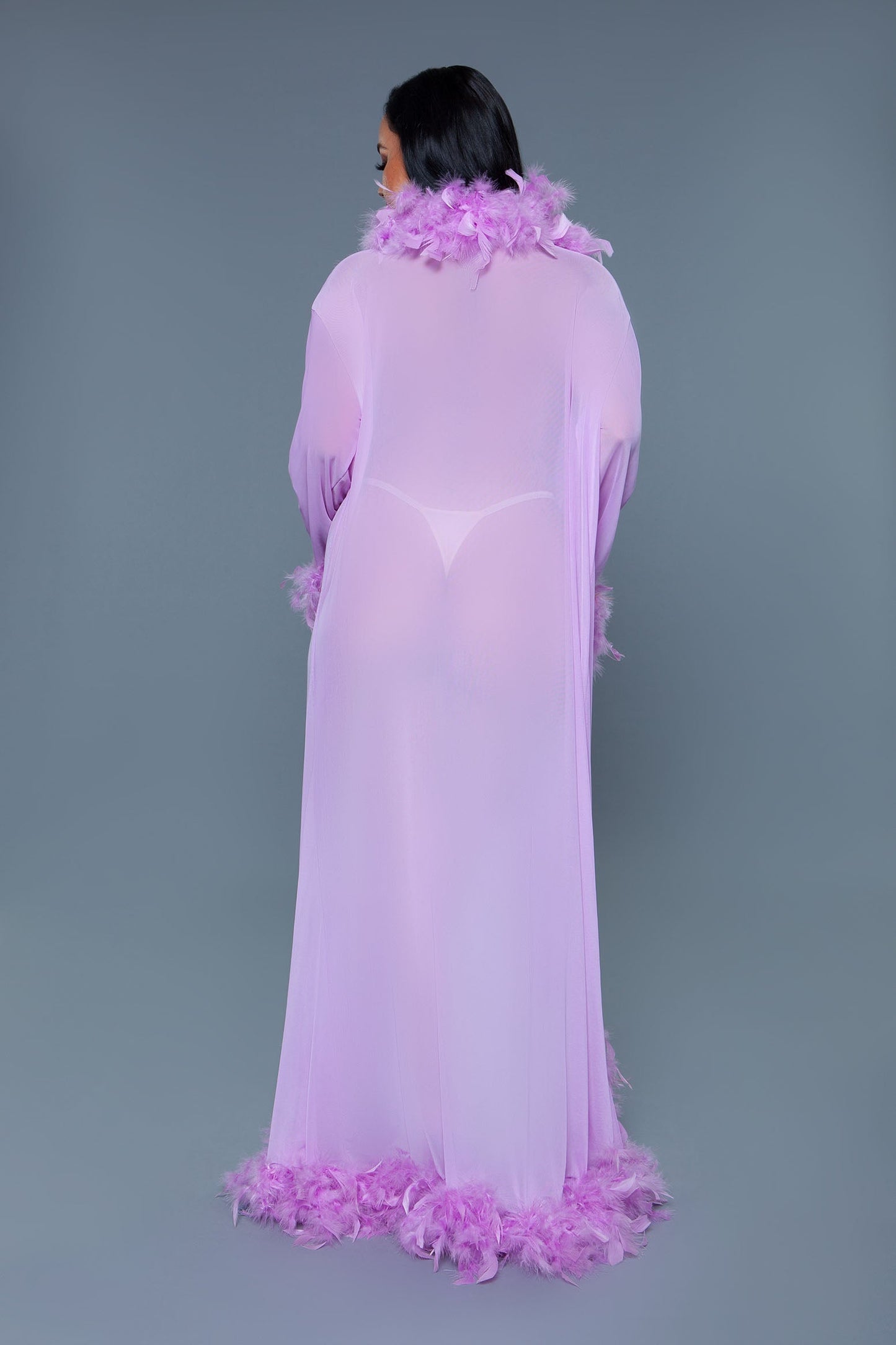 Glamour Robe - Lavender - View 3