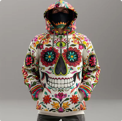 Traditional retro style 3D digital printed sportswear for men