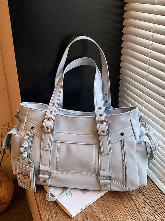 Buckle Decor Shoulder Bag - product photo 1
