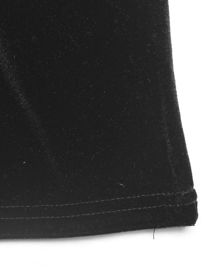 Lace Detail Long Sleeve Blouse - Black - View 10
