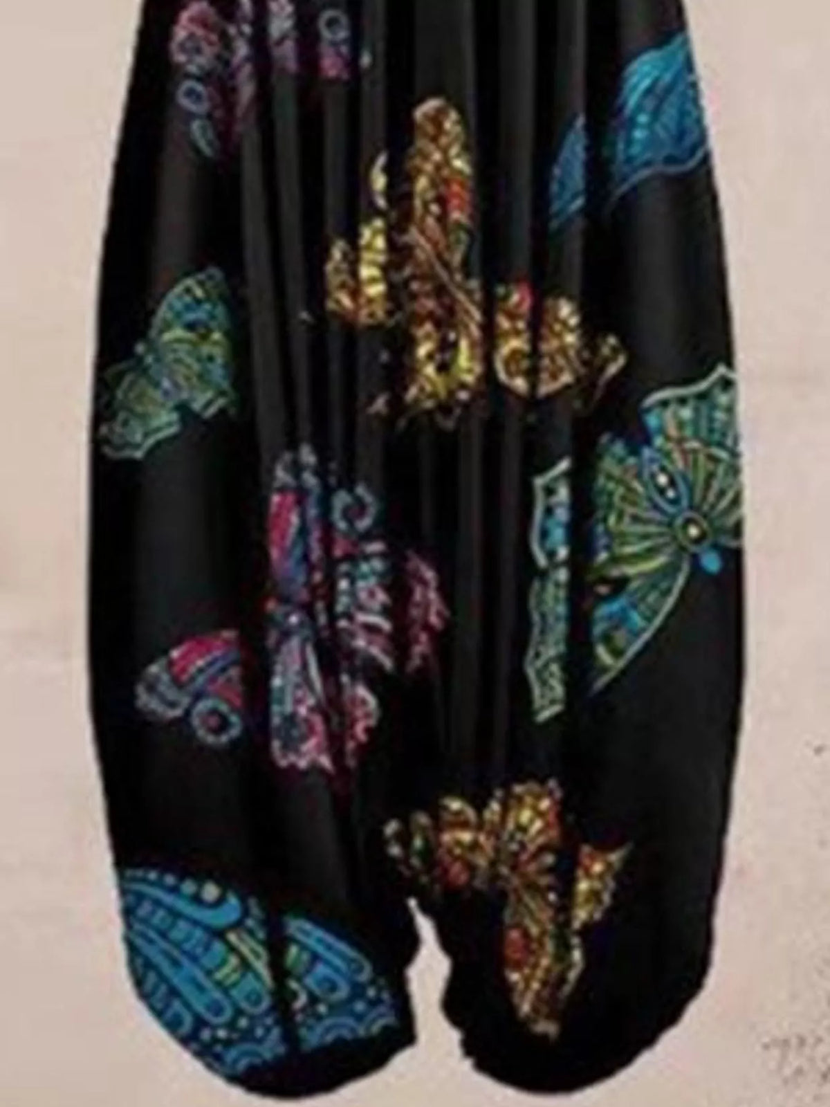 Full Size Printed V-Neck Sleeveless Jumpsuit Plus Size - 18-- - View 34