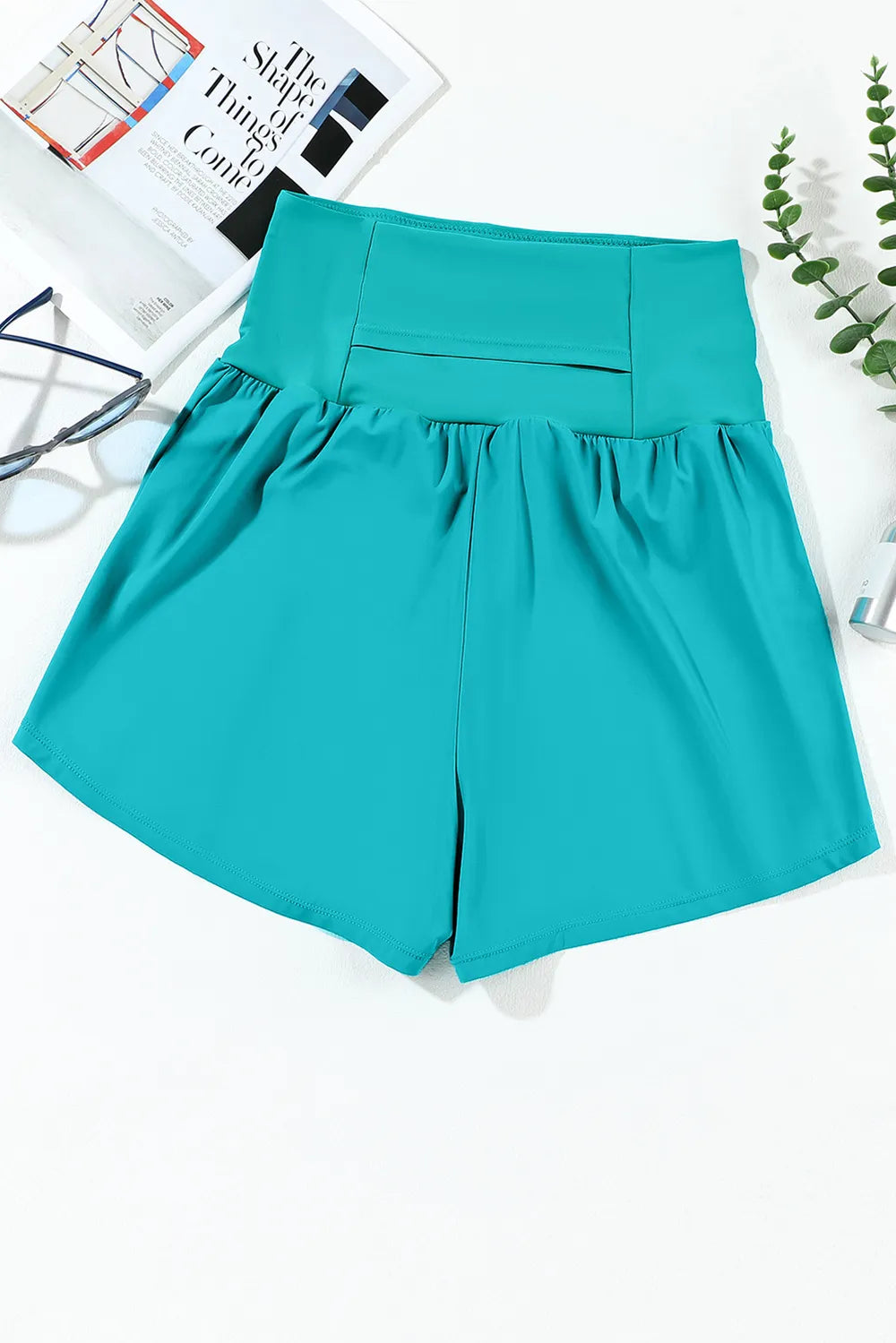 Pocketed High Waist Swim Shorts - Pocketed High Waist Swim Shorts - additional supplier color reference; not an available variant - View 7