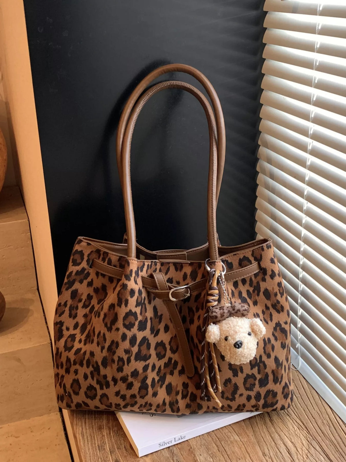 Leopard Print Shoulder Bag - Leopard - View 1