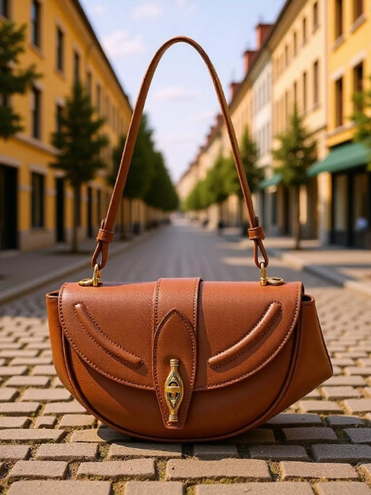 Vintage Saddle Shoulder Bag - product photo 1