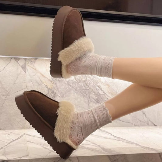 Round Toe Platform Slippers - product photo 2