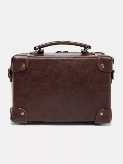 Steampunk Clockwork Design Crossbody Bag - Brown - View 5
