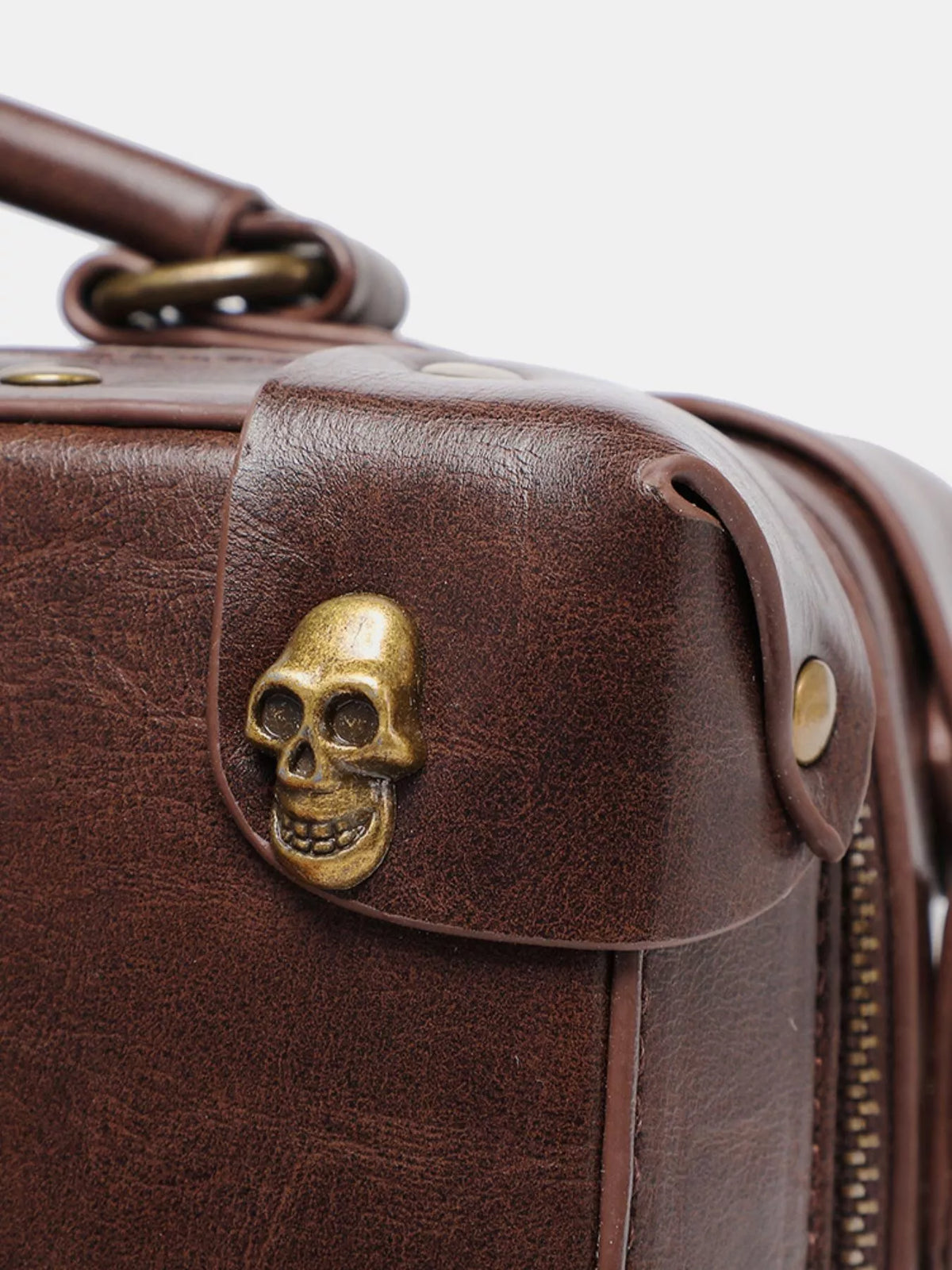 Steampunk Clockwork Design Crossbody Bag - Brown - View 12