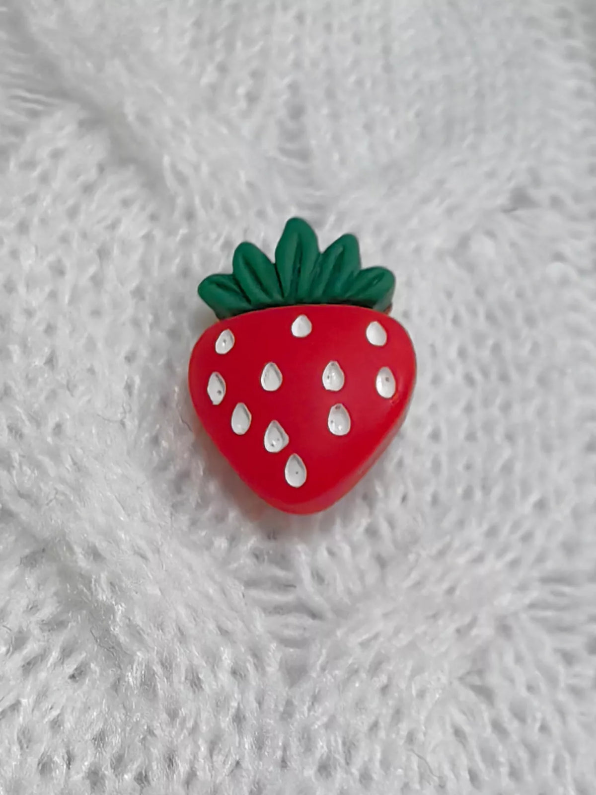 Plus Size Strawberry Cable Knit Sweater Dress - White - View 7