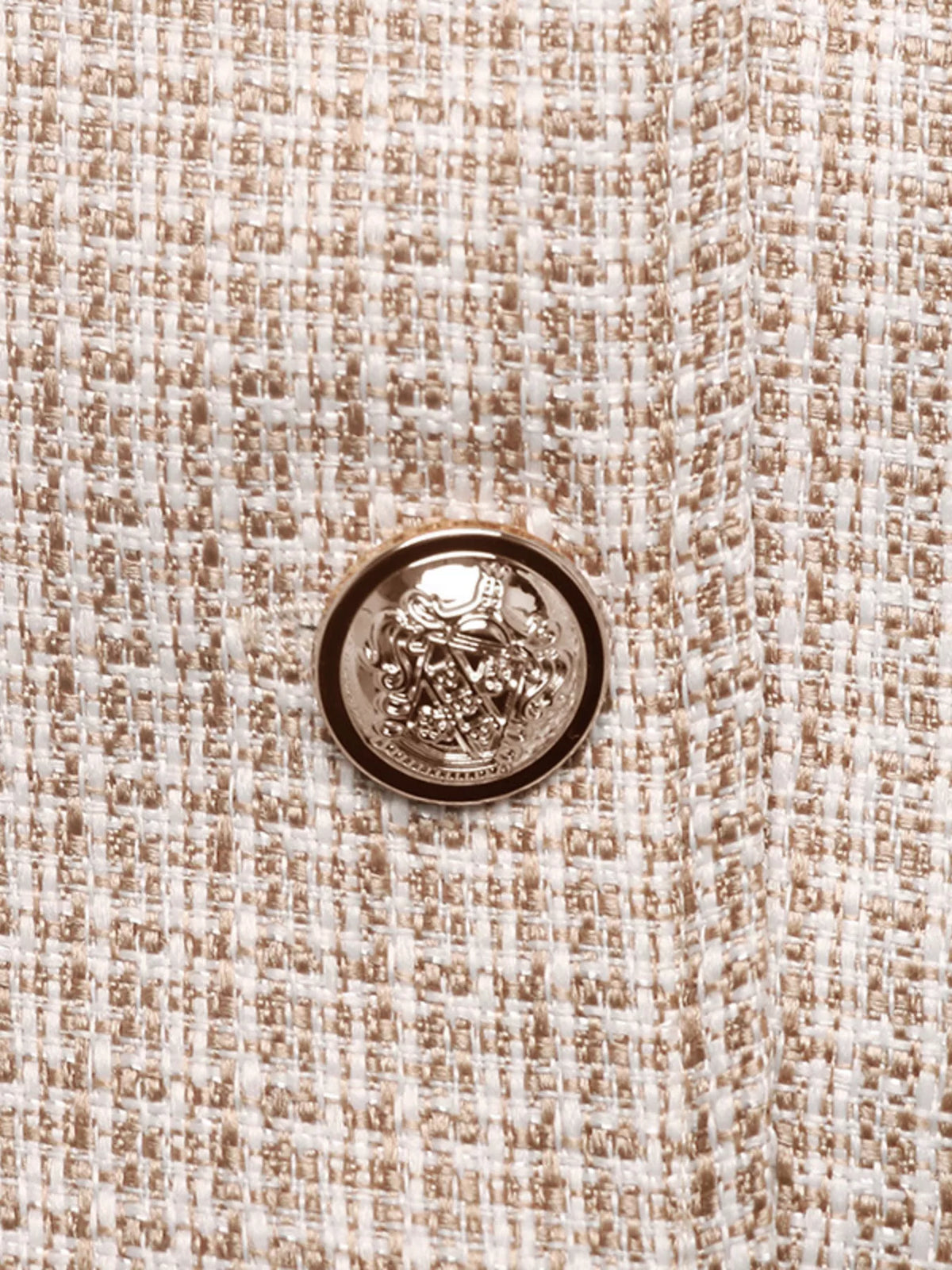 Button Up Long Sleeve Jacket - Khaki - View 10