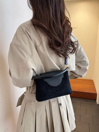 Top Handle Crossbody Bag - Black - View 3