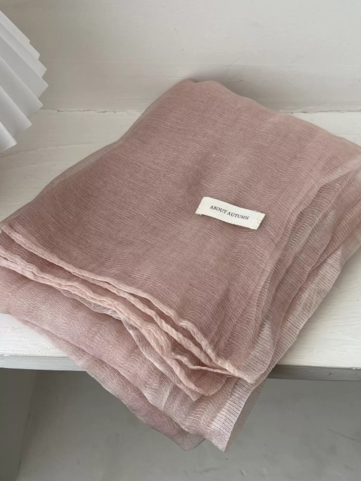 Lightweight Sheer Scarf - Quicksand Powder - View 4