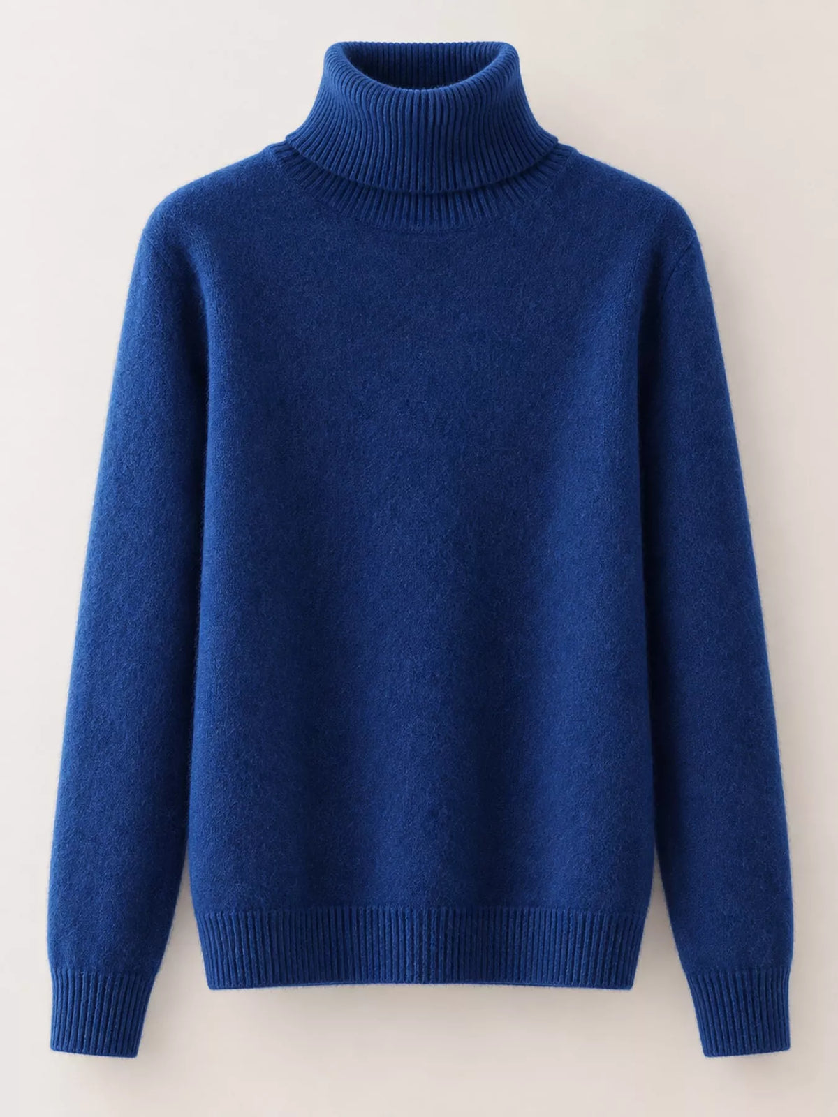 Full Size Turtleneck Long Sleeve Sweater Plus Size - Seaweed Blue - View 83