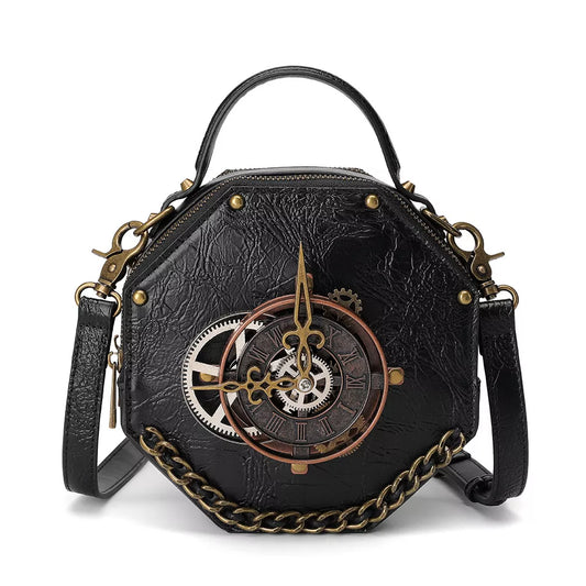 Steampunk Clockwork Crossbody Bag - product photo 1