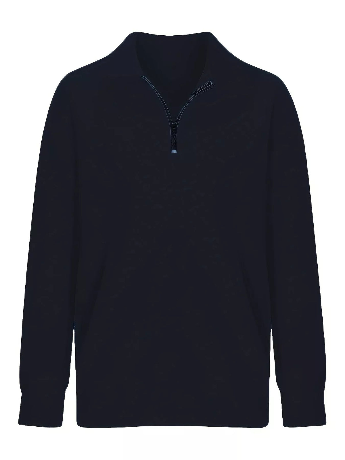 Full Size Quarter-Zip Dropped Shoulder Sweatshirt Plus Size - Navy - View 23