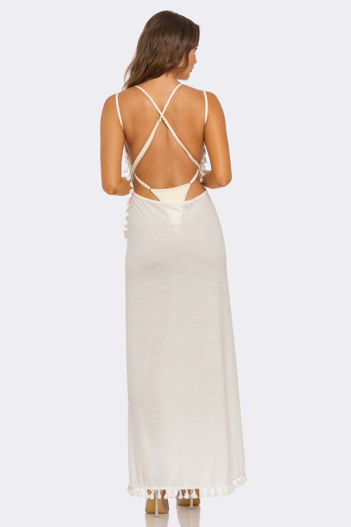 Tassel Tease Cover Up Dress - image 2