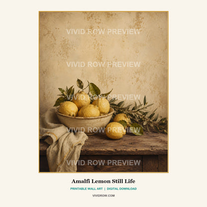 La Cucina Antica Printable Kitchen Wall Art Collection artwork preview 1 by Vivid Row