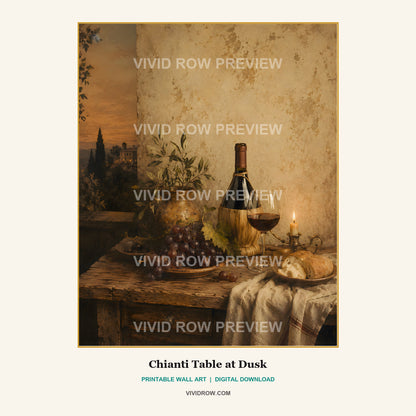 La Cucina Antica Printable Kitchen Wall Art Collection artwork preview 2 by Vivid Row