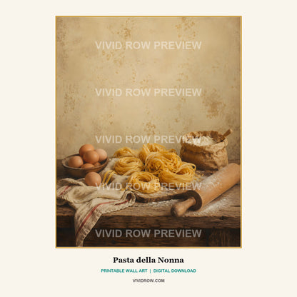 La Cucina Antica Printable Kitchen Wall Art Collection artwork preview 8 by Vivid Row
