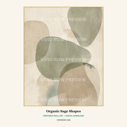 The Patina Linen Printable Wall Art Set artwork preview 4 by Vivid Row