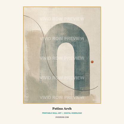 The Patina Linen Printable Wall Art Set artwork preview 5 by Vivid Row