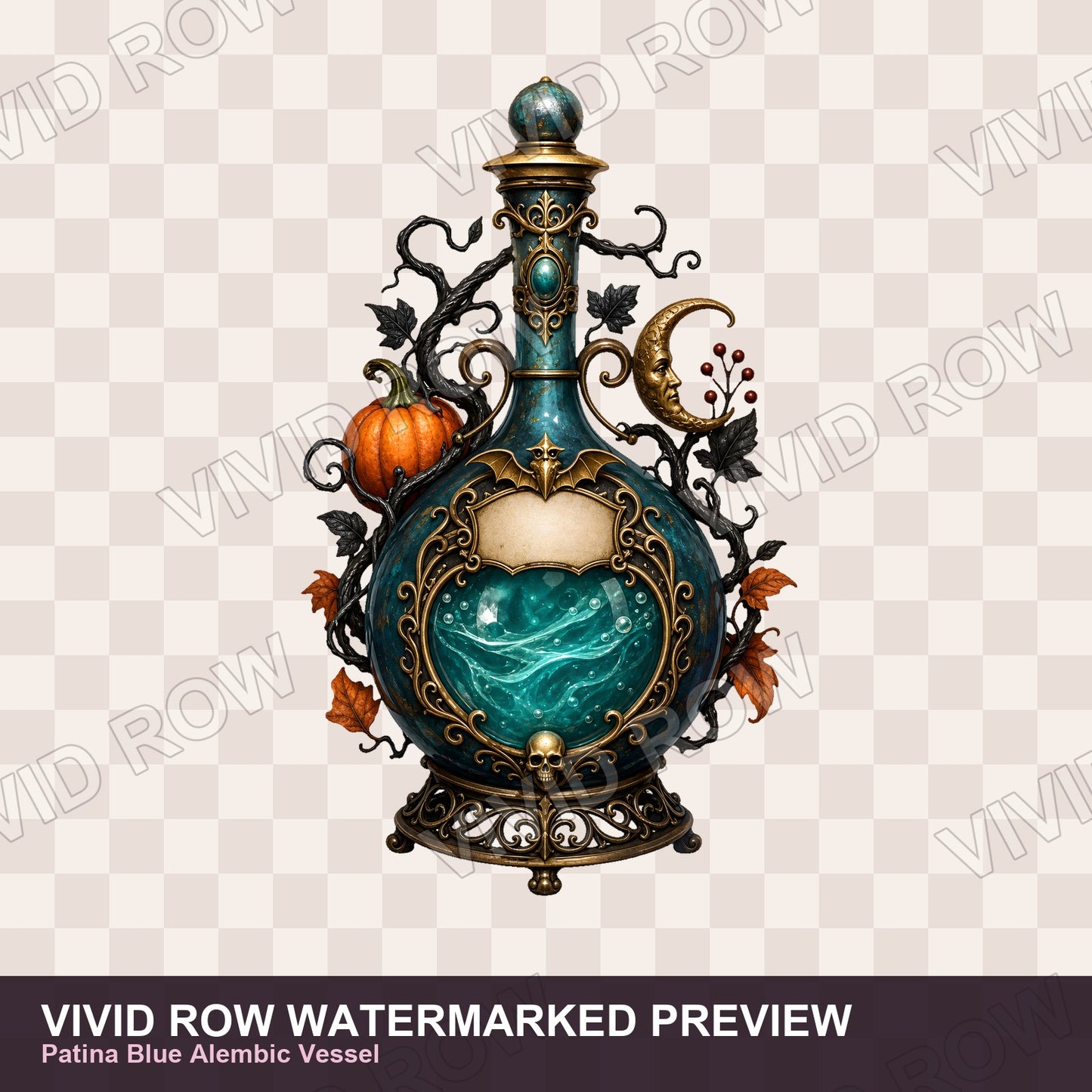 Witch Potions & Apothecary Magic Clipart Bundle