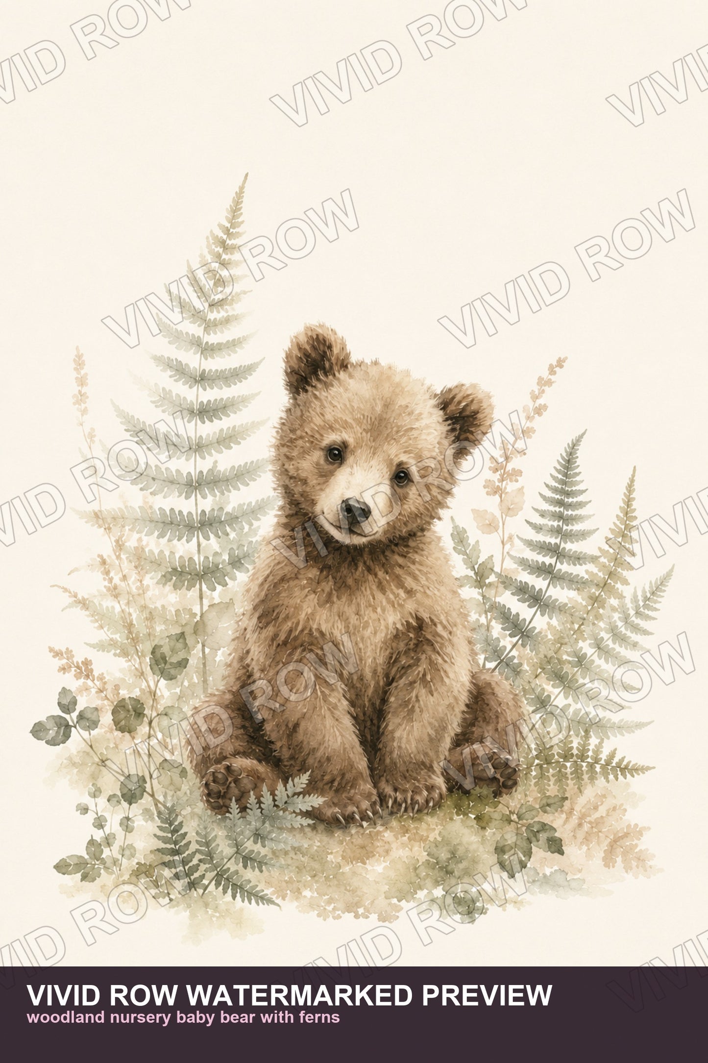Woodland Nursery Printable Wall Art Set