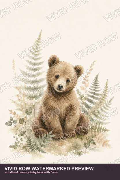 Woodland Nursery Printable Wall Art Set